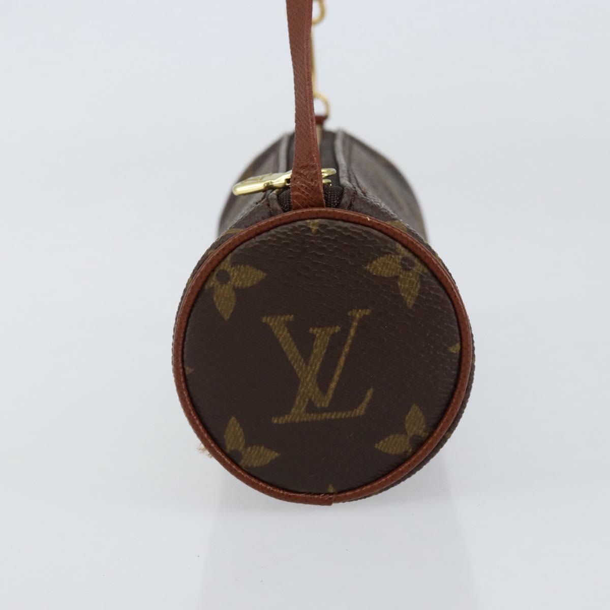 LOUIS VUITTON Monogram Papillon Pouch LV Auth 154804