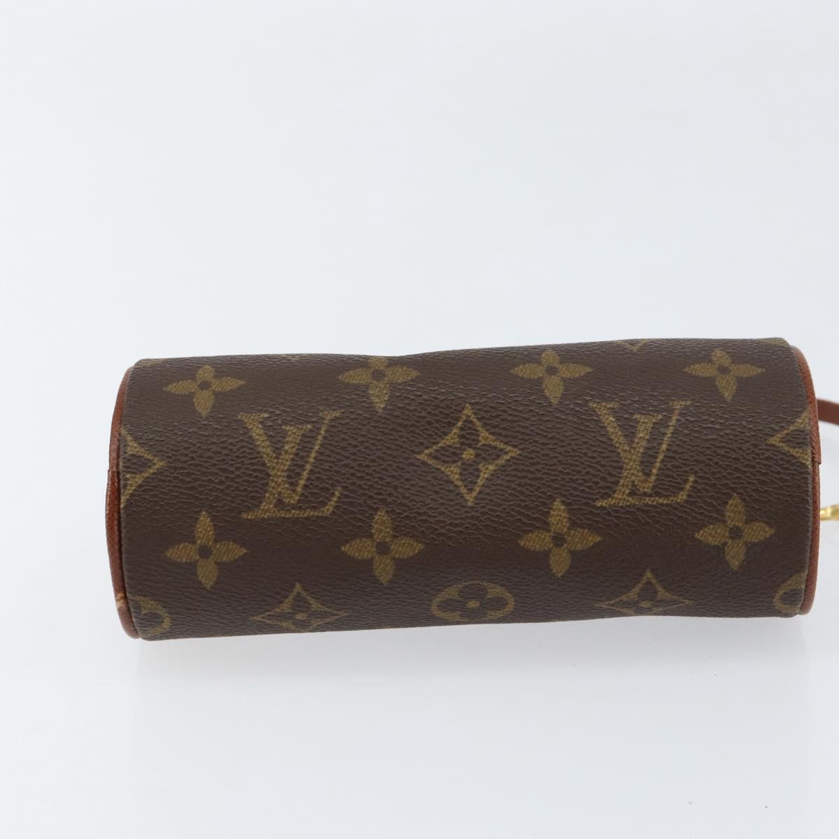 LOUIS VUITTON Monogram Papillon Pouch LV Auth 154804