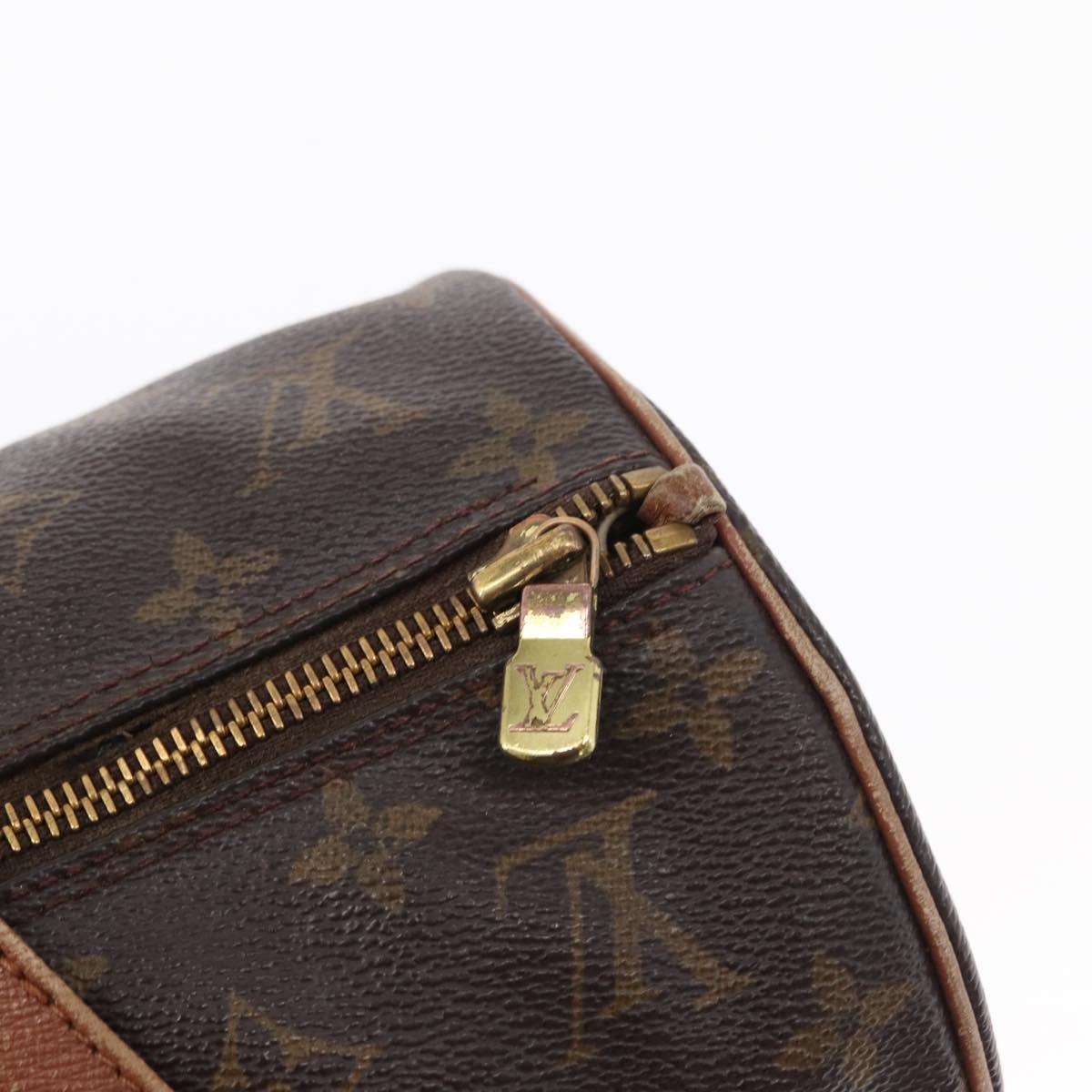 LOUIS VUITTON Monogram Papillon 30 Hand Bag M51385 LV Auth 154805