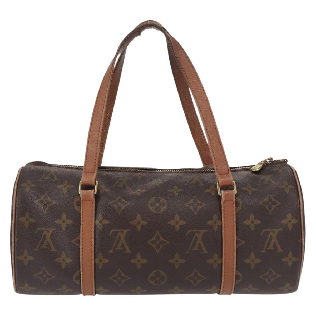 LOUIS VUITTON Monogram Papillon 30 Hand Bag M51385 LV Auth 154805