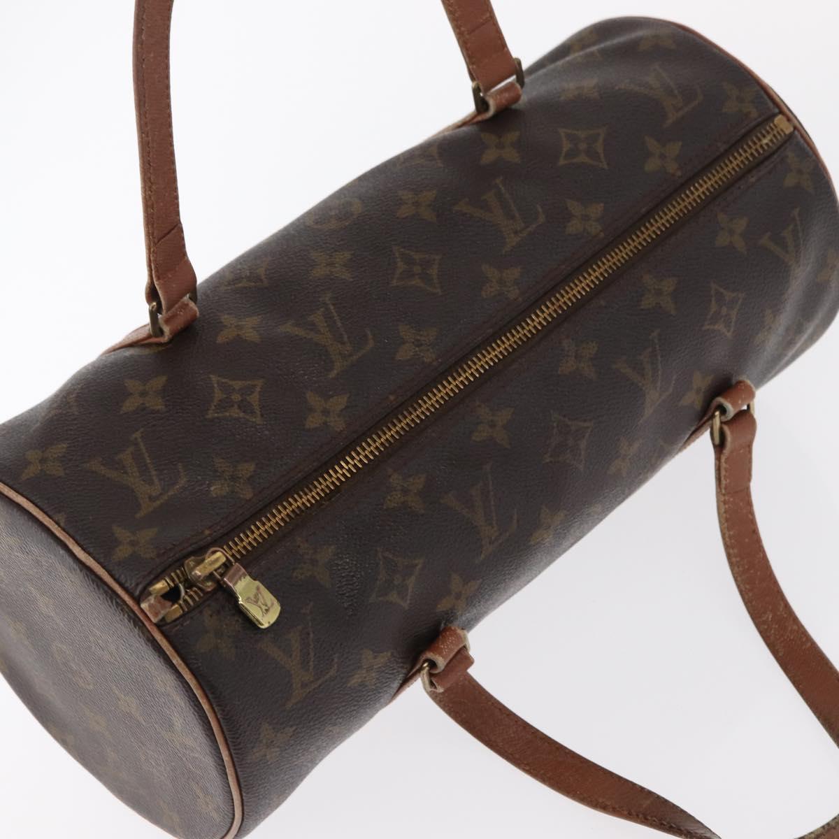LOUIS VUITTON Monogram Papillon 30 Hand Bag M51385 LV Auth 154805