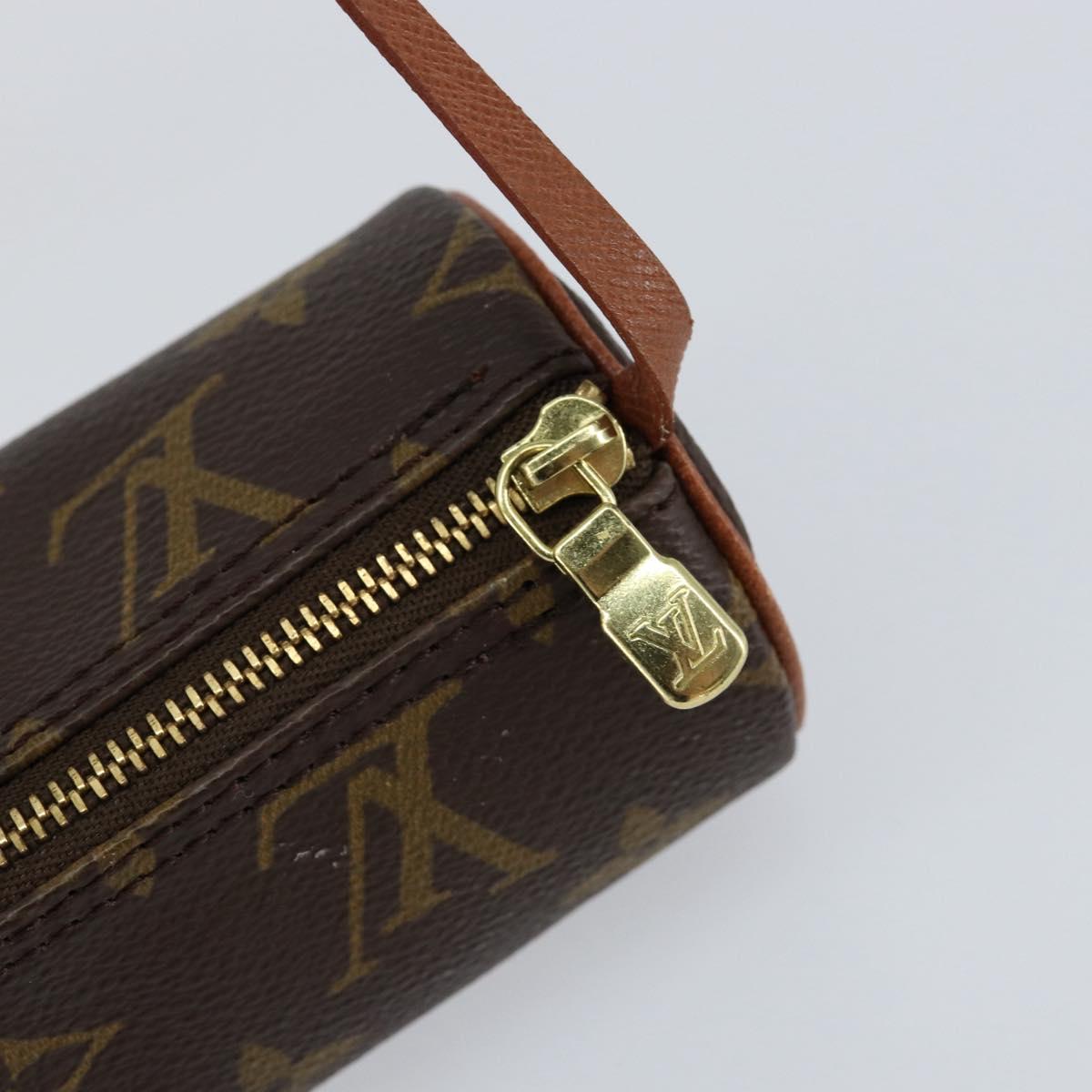 LOUIS VUITTON Monogram Papillon Pouch LV Auth 154806