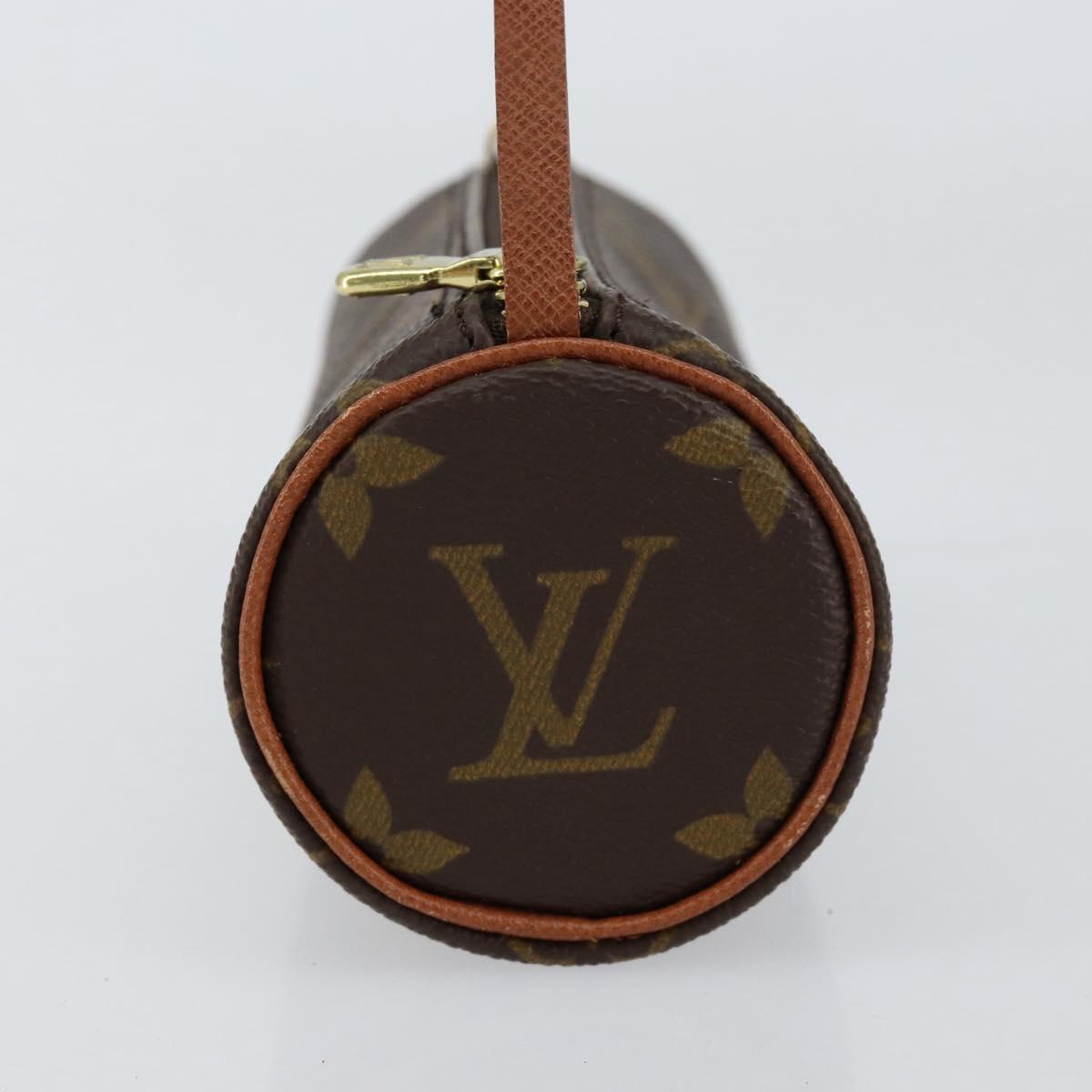 LOUIS VUITTON Monogram Papillon Pouch LV Auth 154806