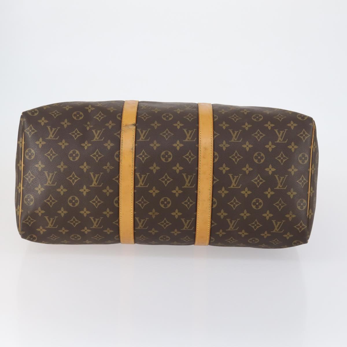 LOUIS VUITTON Monogram Keepall 50 Boston Bag M41426 LV Auth 154808