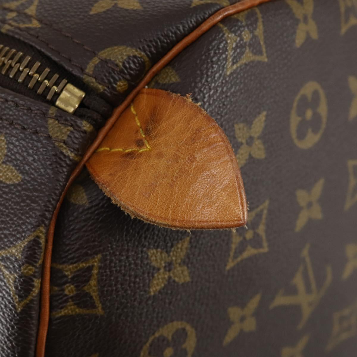 LOUIS VUITTON Monogram Keepall 55 Boston Bag M41424 LV Auth 154809