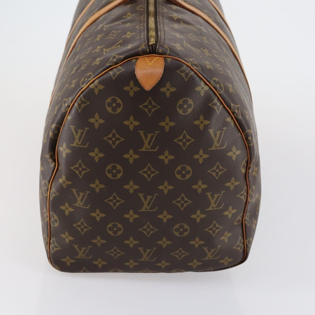 LOUIS VUITTON Monogram Keepall 55 Boston Bag M41424 LV Auth 154809