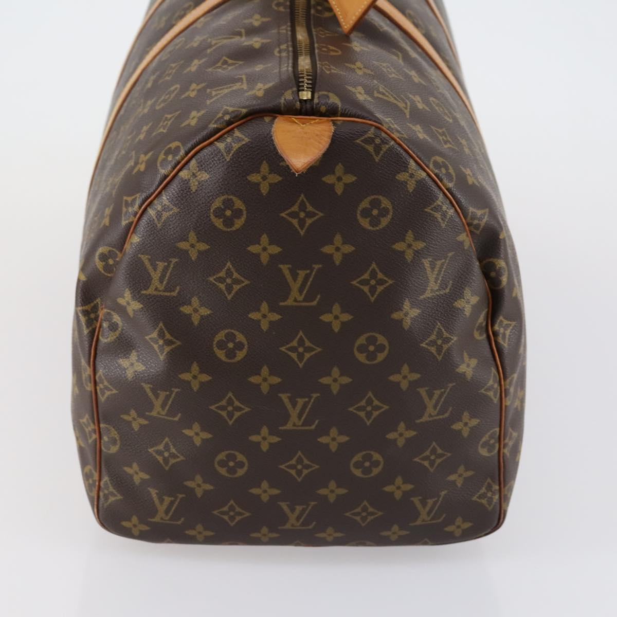 LOUIS VUITTON Monogram Keepall 55 Boston Bag M41424 LV Auth 154809