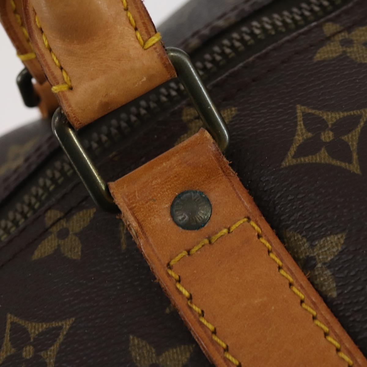 LOUIS VUITTON Monogram Keepall Bandouliere 60 Boston Bag M41412 LV Auth 154810