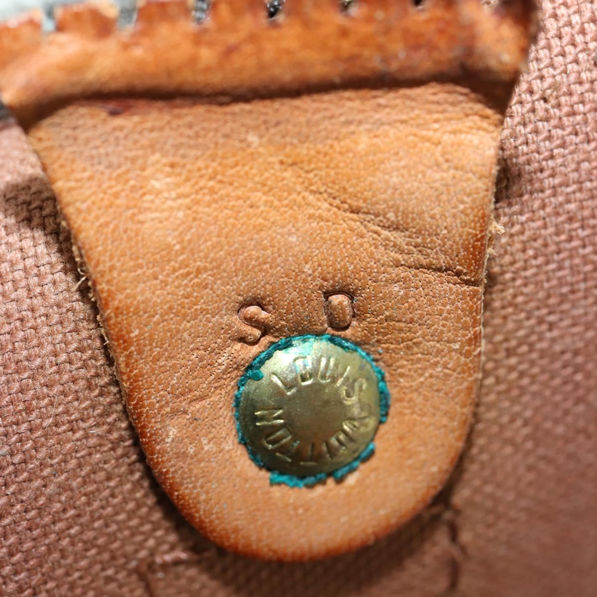 LOUIS VUITTON Monogram Keepall Bandouliere 60 Boston Bag M41412 LV Auth 154810