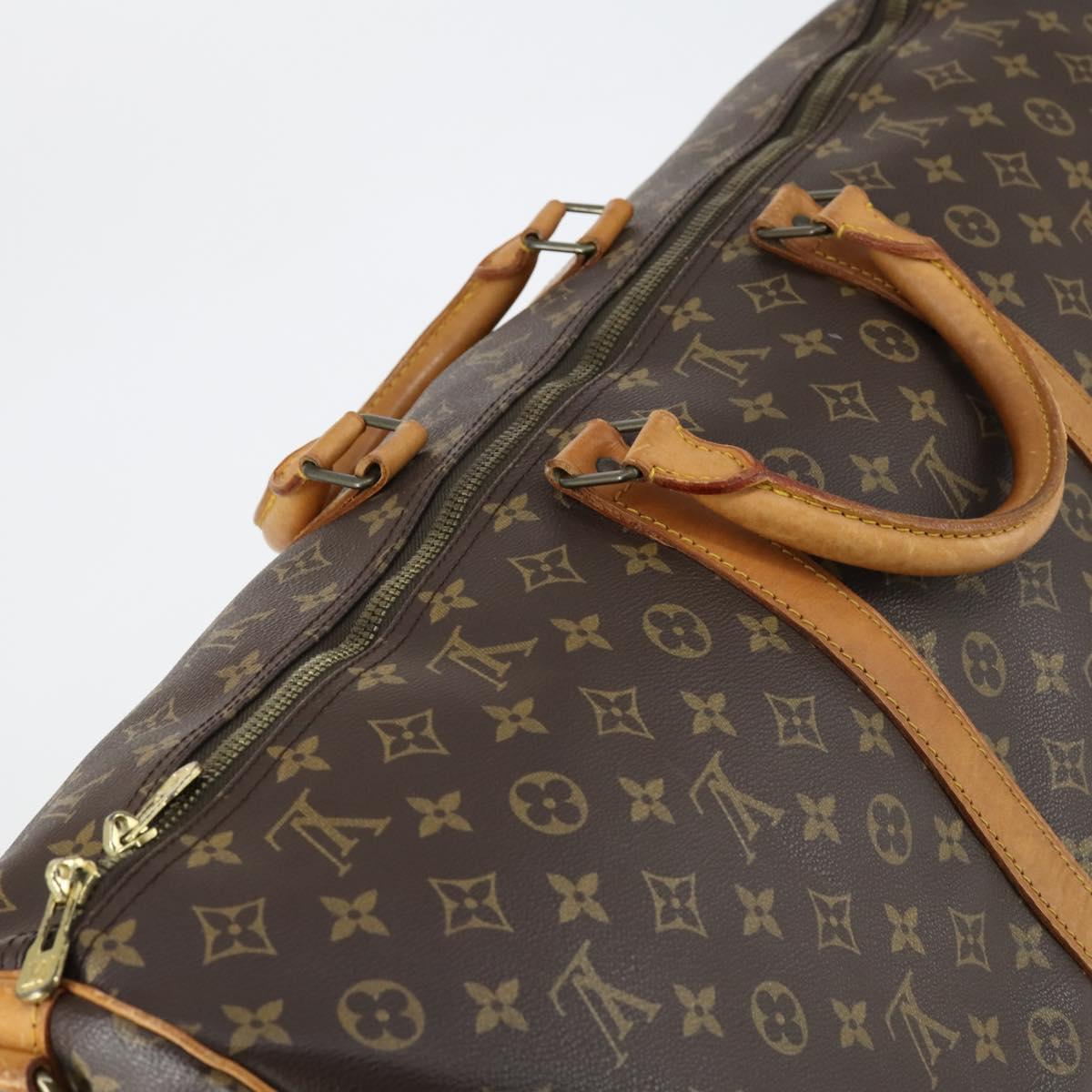 LOUIS VUITTON Monogram Keepall Bandouliere 60 Boston Bag M41412 LV Auth 154810