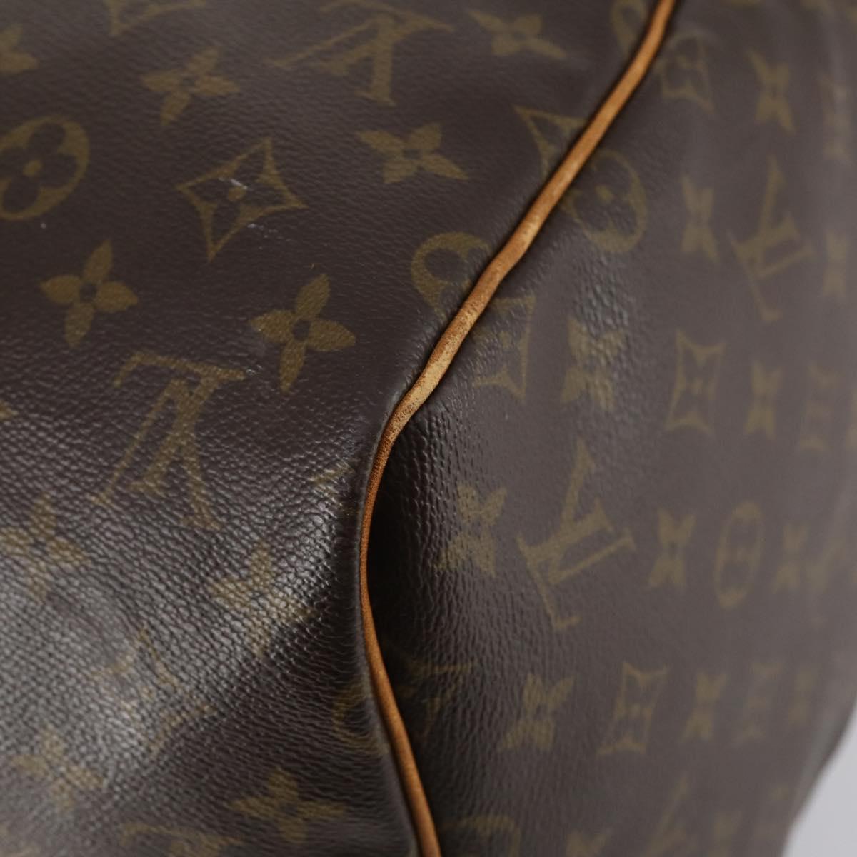 LOUIS VUITTON Monogram Keepall 55 Boston Bag M41424 LV Auth 154811