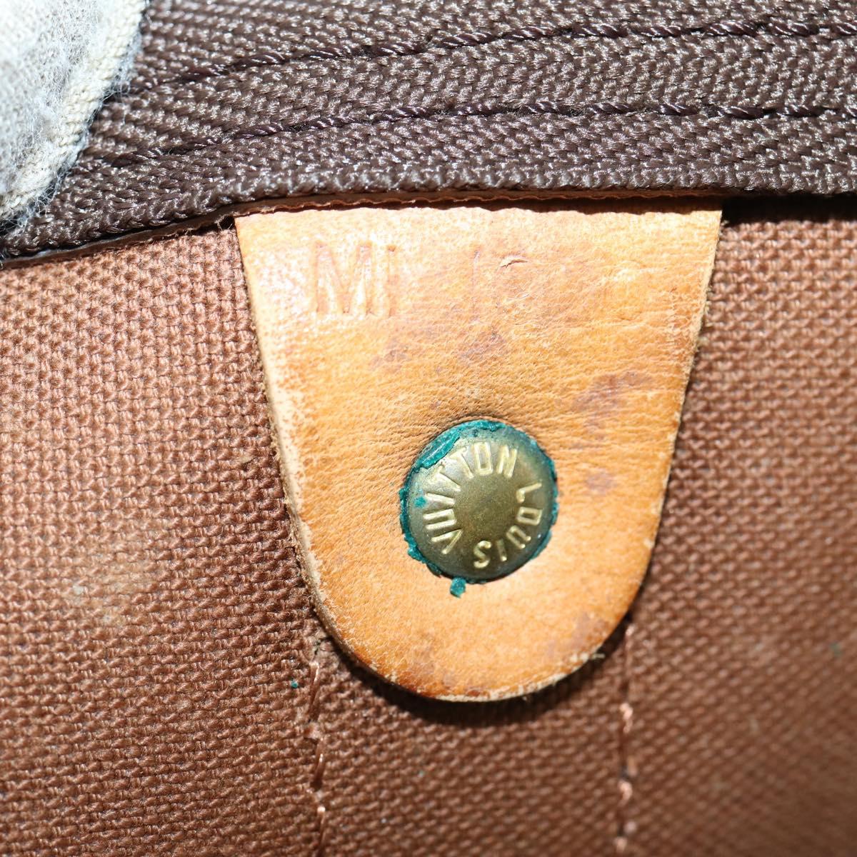 LOUIS VUITTON Monogram Keepall 55 Boston Bag M41424 LV Auth 154811