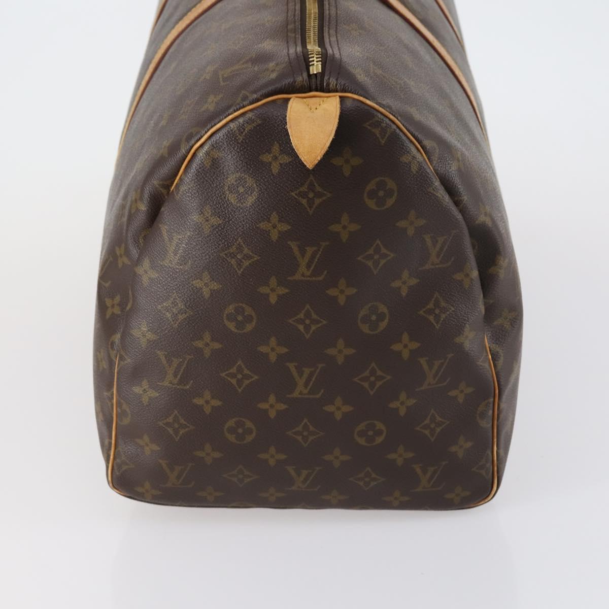 LOUIS VUITTON Monogram Keepall 55 Boston Bag M41424 LV Auth 154811