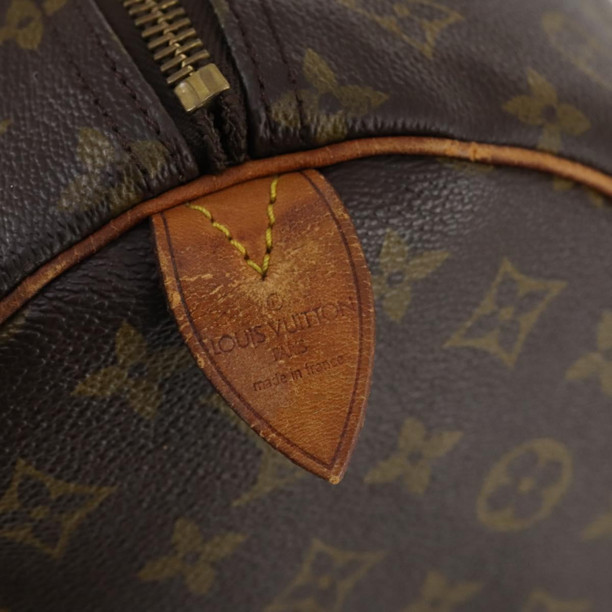 LOUIS VUITTON Monogram Keepall 60 Boston Bag M41422 LV Auth 154812