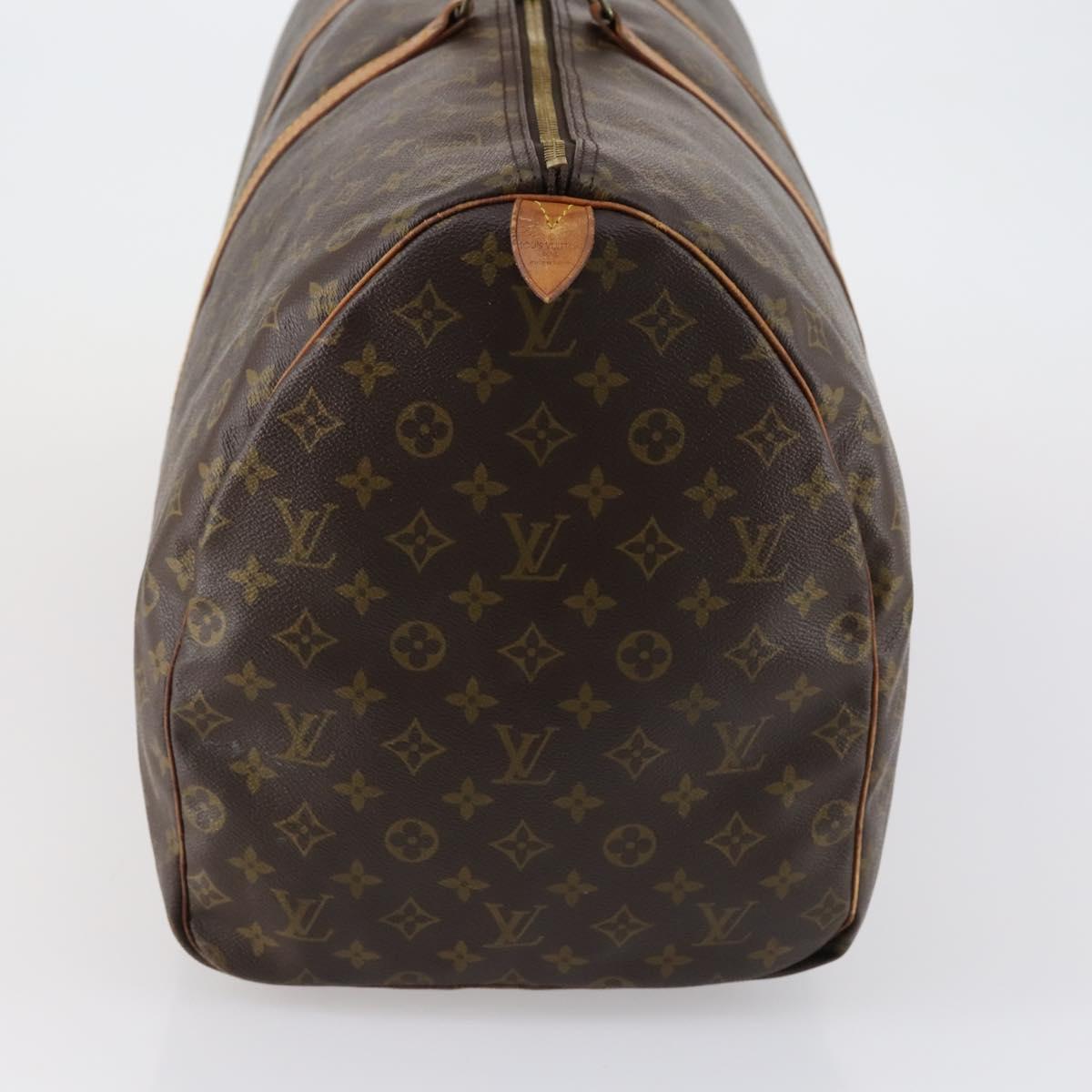 LOUIS VUITTON Monogram Keepall 60 Boston Bag M41422 LV Auth 154812