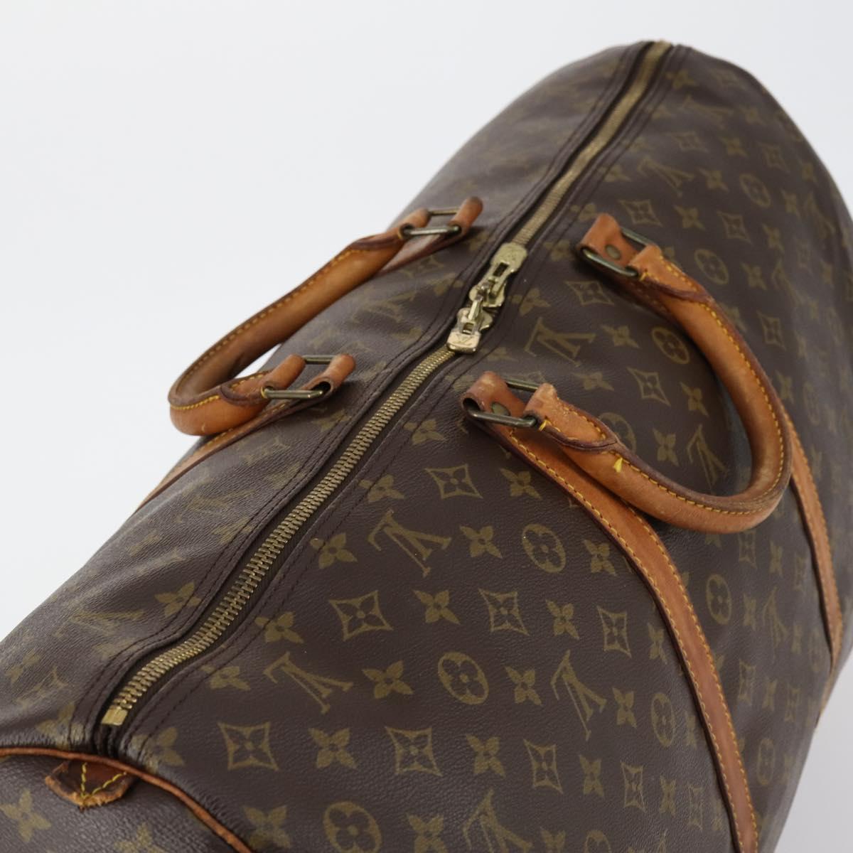 LOUIS VUITTON Monogram Keepall 60 Boston Bag M41422 LV Auth 154812