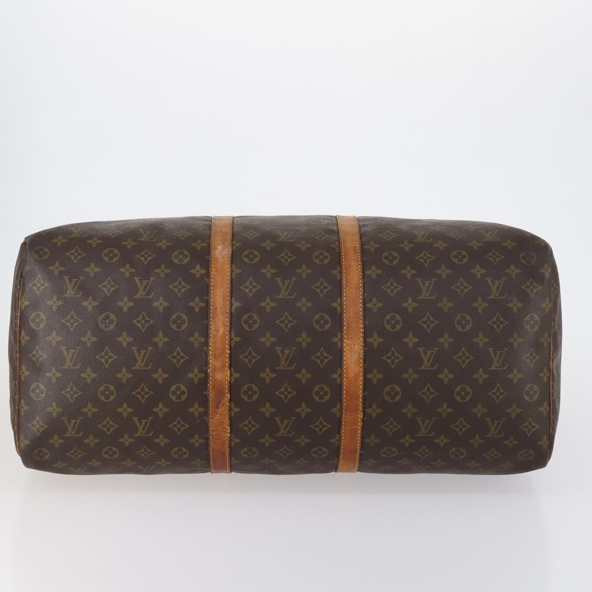 LOUIS VUITTON Monogram Keepall 60 Boston Bag M41422 LV Auth 154812