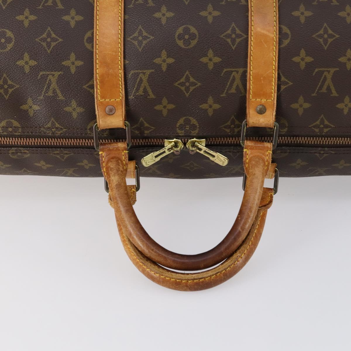 LOUIS VUITTON Monogram Keepall 50 Boston Bag M41426 LV Auth 154813