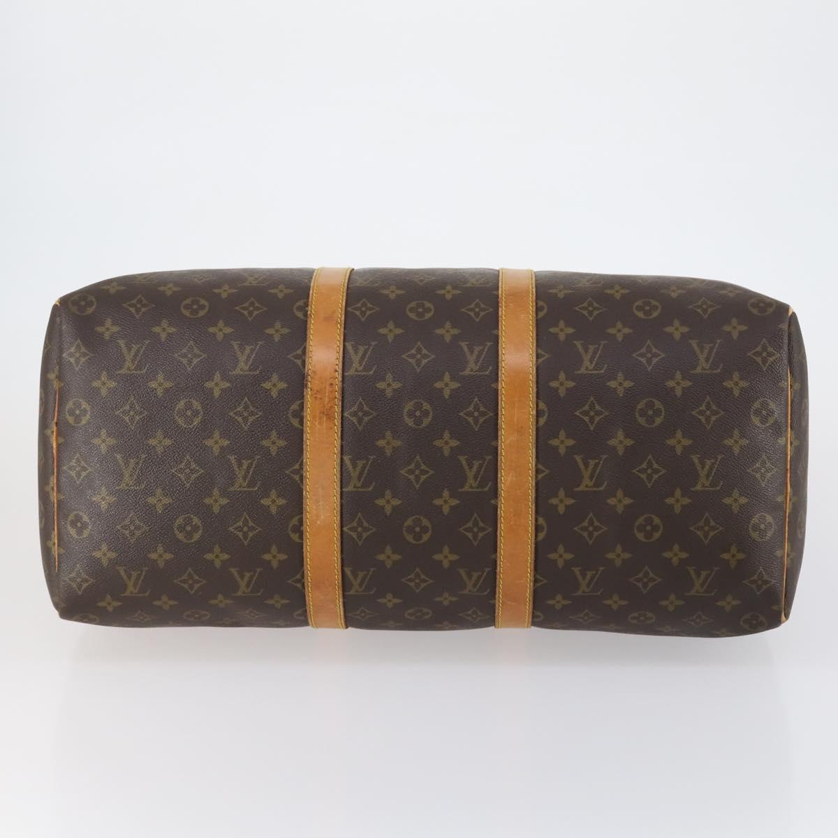 LOUIS VUITTON Monogram Keepall 50 Boston Bag M41426 LV Auth 154813