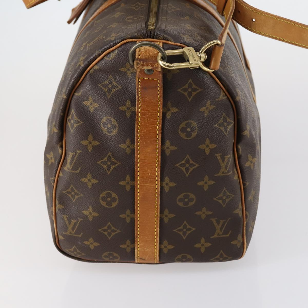 LOUIS VUITTON Monogram Keepall Bandouliere 45 Boston Bag M41418 LV Auth 154816