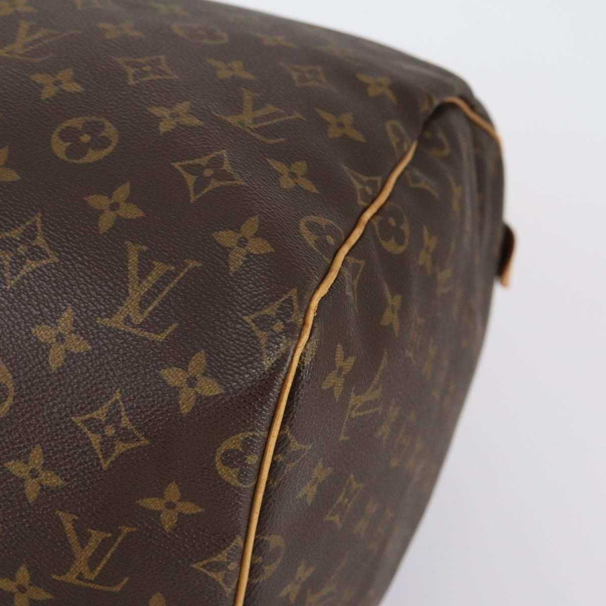 LOUIS VUITTON Monogram Keepall 55 Boston Bag M41424 LV Auth 154817