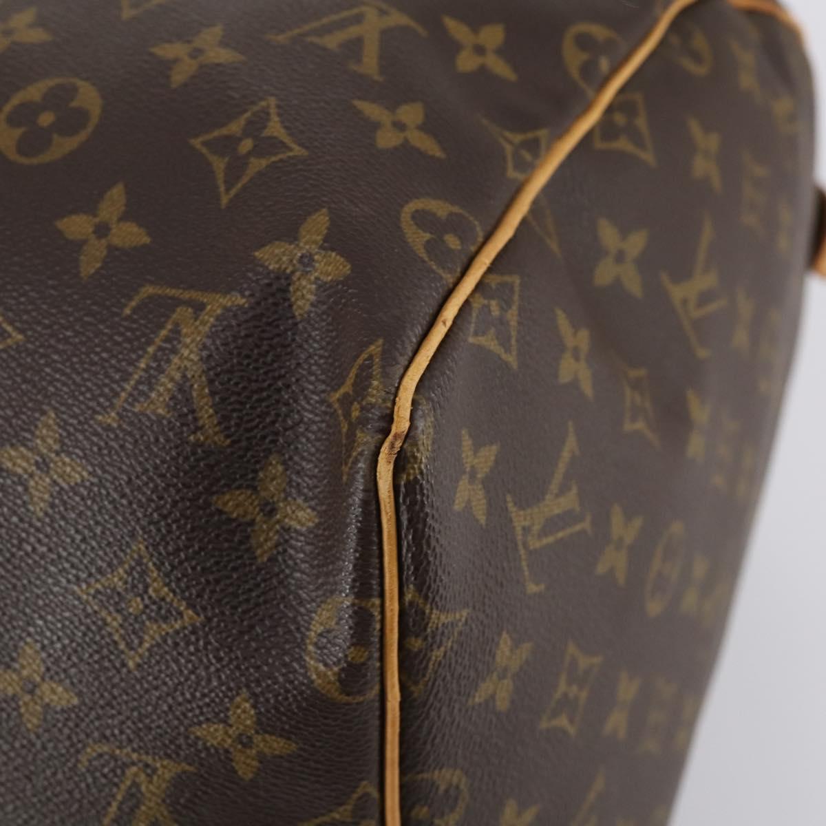 LOUIS VUITTON Monogram Keepall 55 Boston Bag M41424 LV Auth 154817