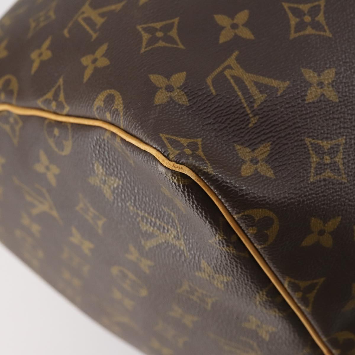 LOUIS VUITTON Monogram Keepall 55 Boston Bag M41424 LV Auth 154817