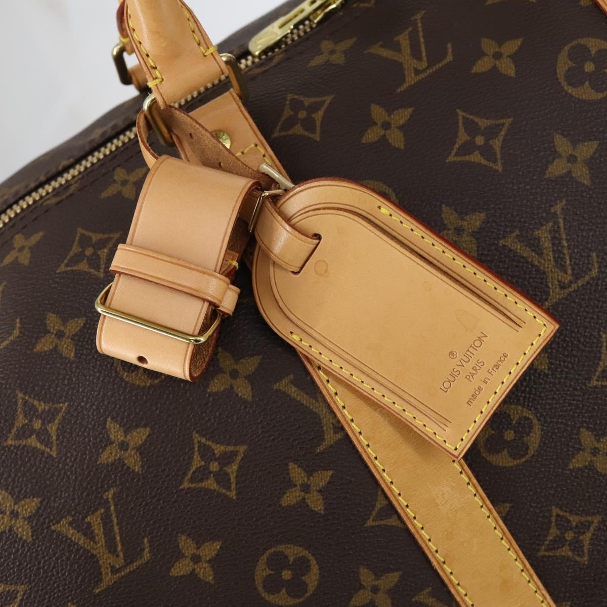 LOUIS VUITTON Monogram Keepall 55 Boston Bag M41424 LV Auth 154817