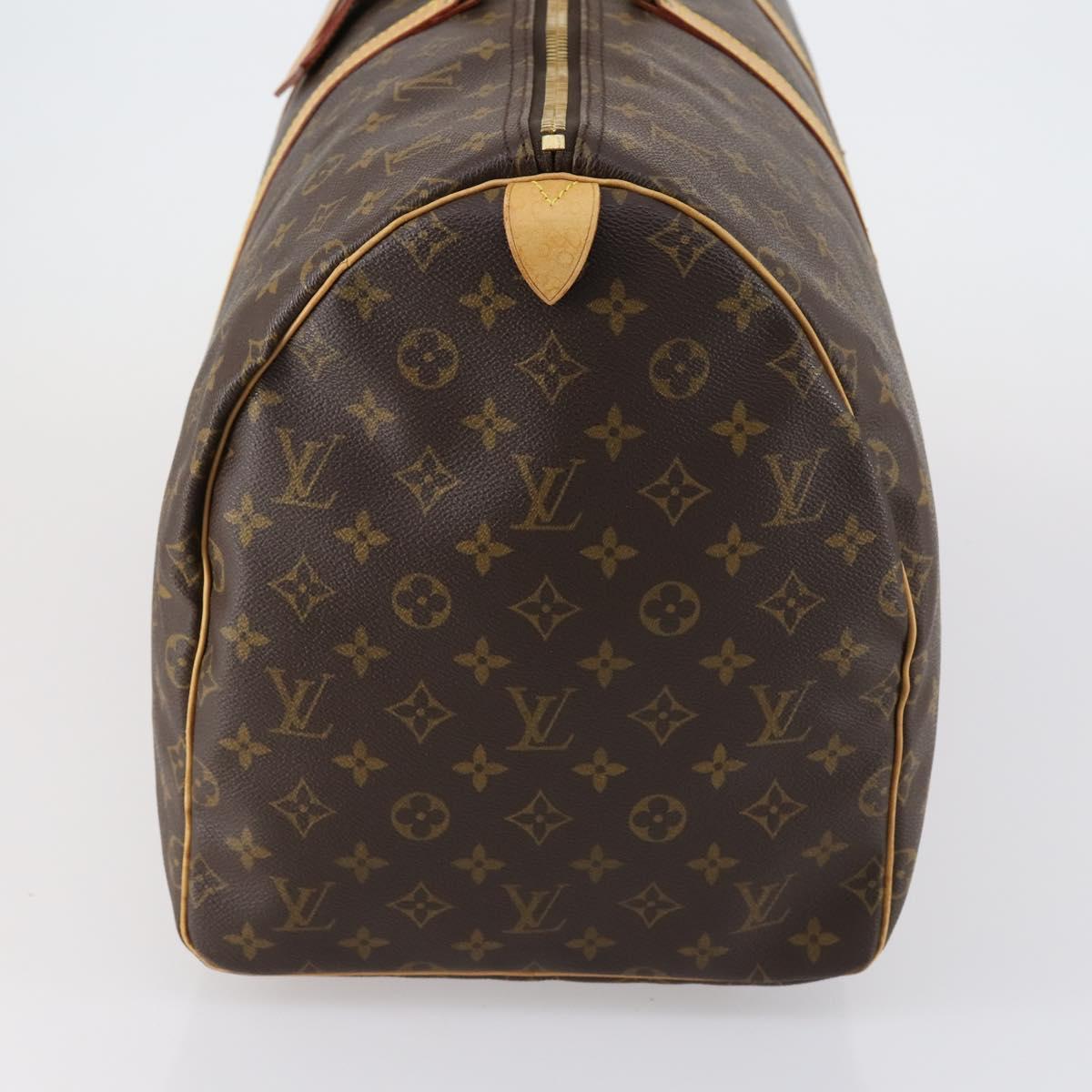 LOUIS VUITTON Monogram Keepall 55 Boston Bag M41424 LV Auth 154817