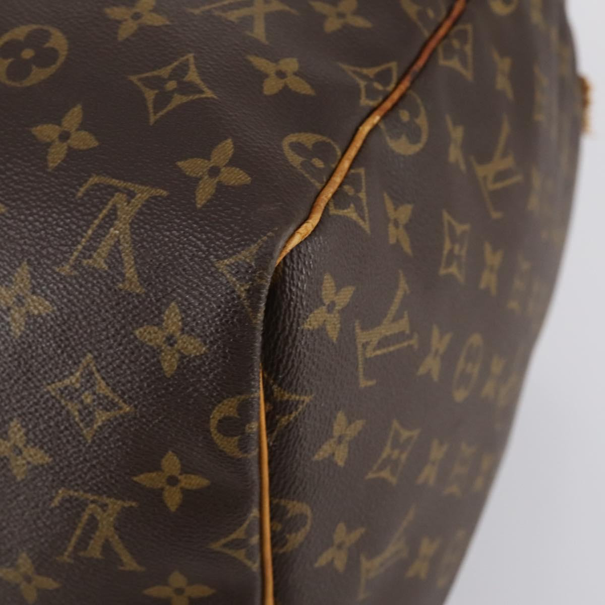 LOUIS VUITTON Monogram Keepall 55 Boston Bag M41424 LV Auth 154818