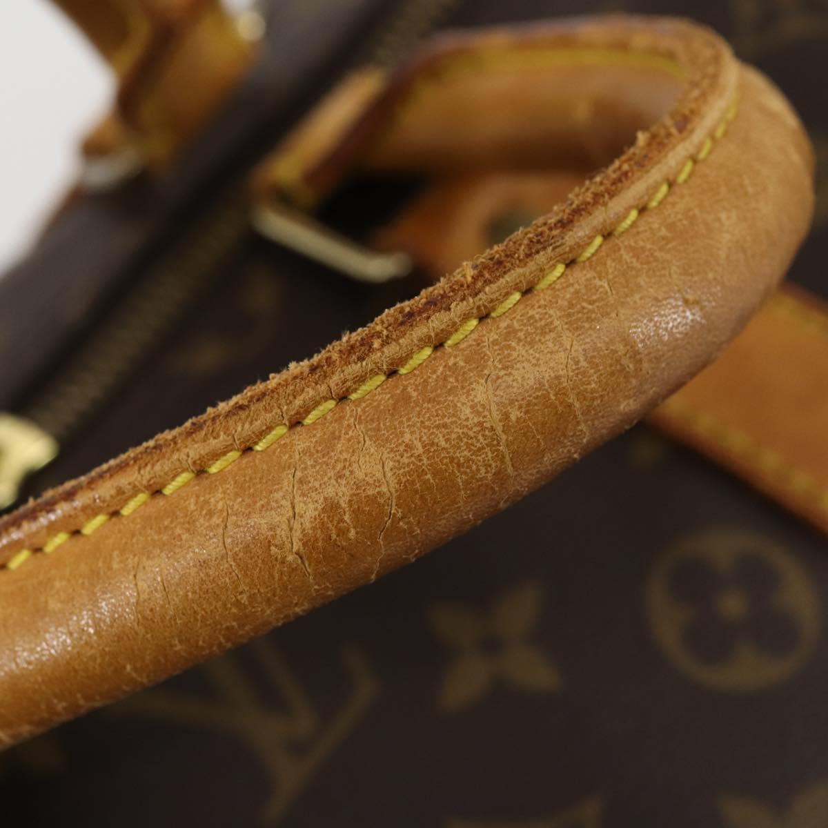 LOUIS VUITTON Monogram Keepall 55 Boston Bag M41424 LV Auth 154818