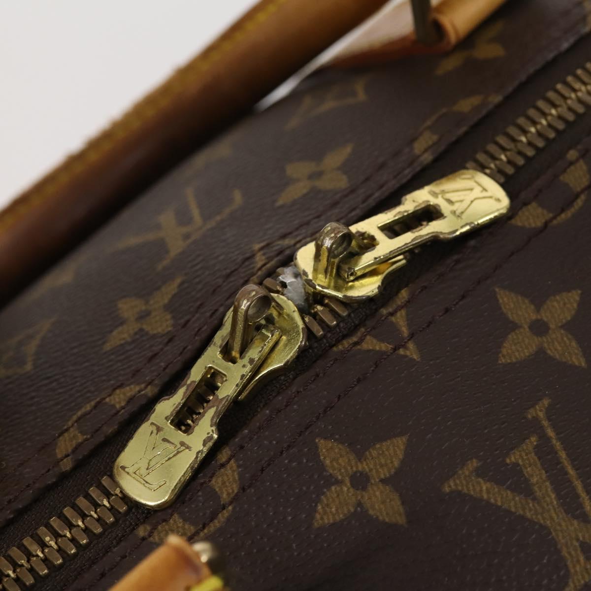 LOUIS VUITTON Monogram Keepall 55 Boston Bag M41424 LV Auth 154818