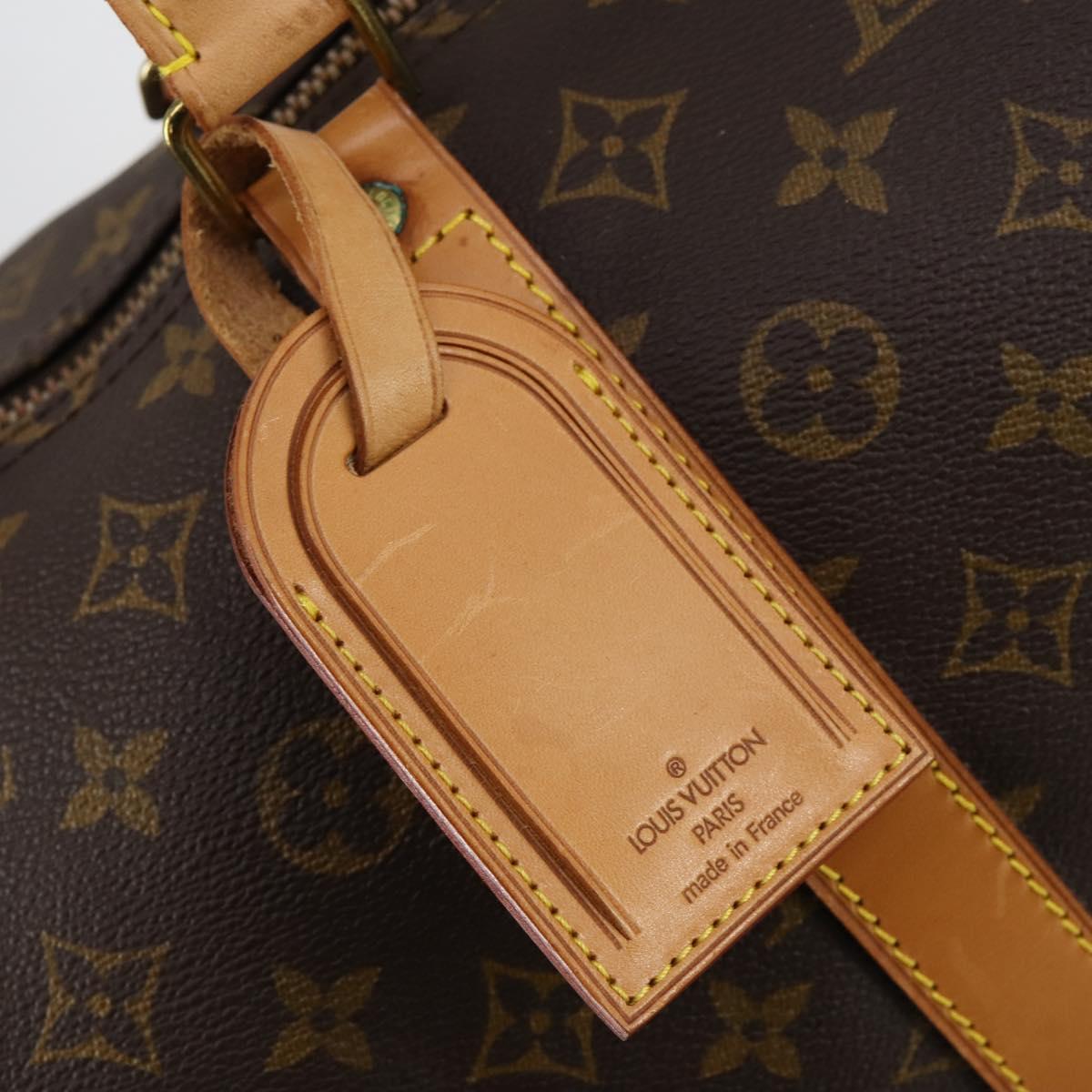 LOUIS VUITTON Monogram Keepall 55 Boston Bag M41424 LV Auth 154819