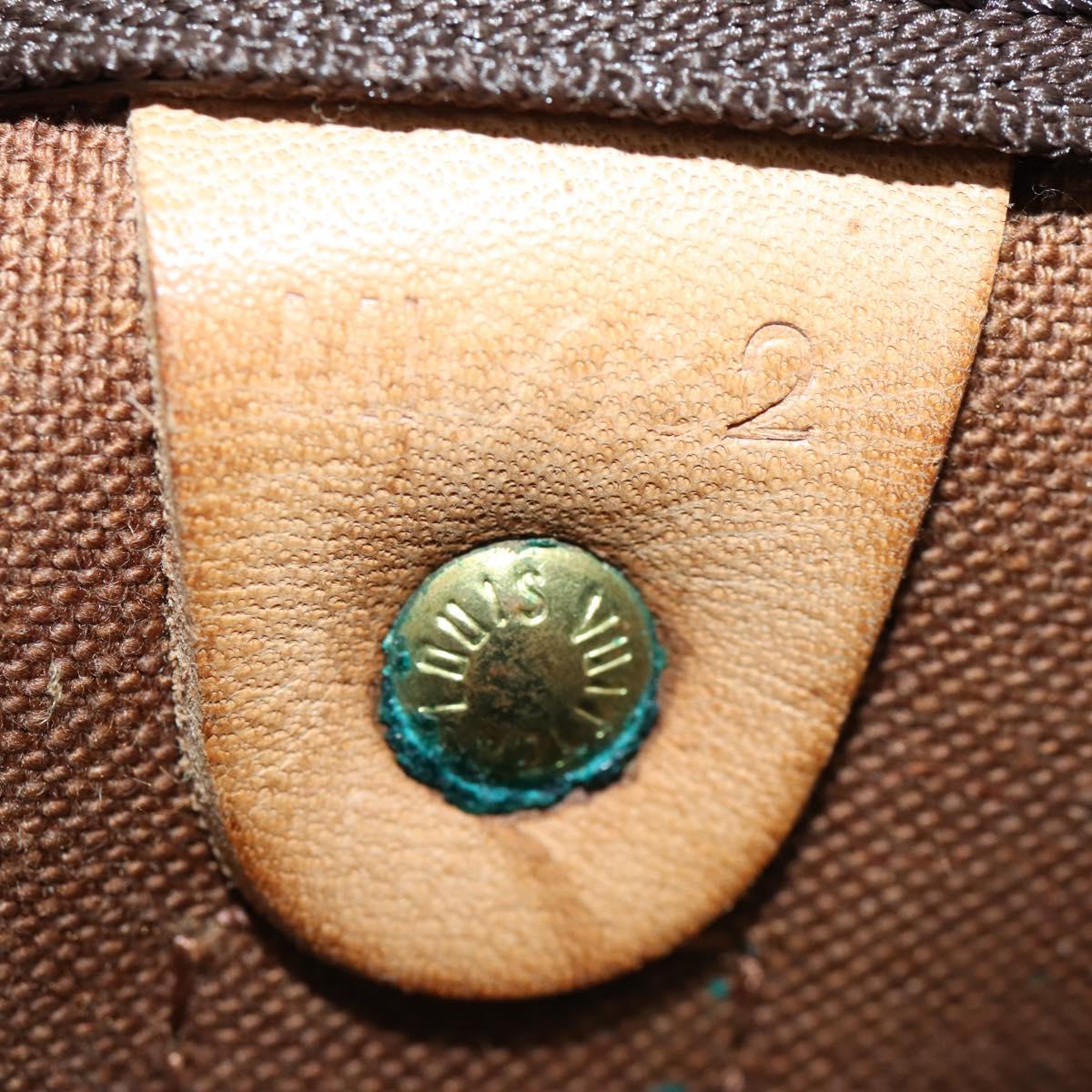 LOUIS VUITTON Monogram Keepall 55 Boston Bag M41424 LV Auth 154819