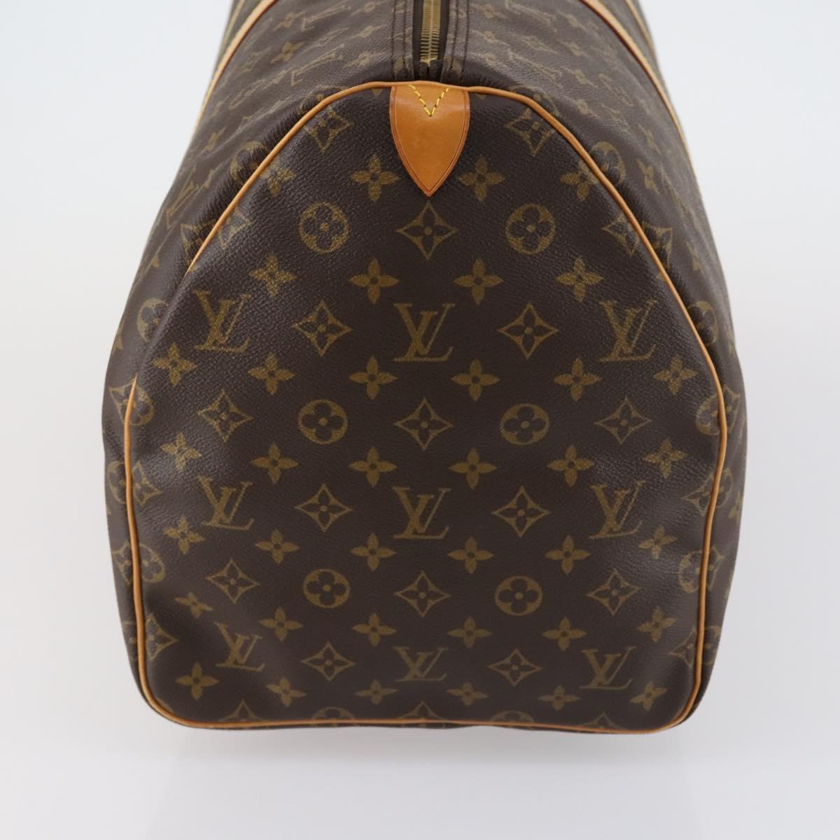 LOUIS VUITTON Monogram Keepall 55 Boston Bag M41424 LV Auth 154819