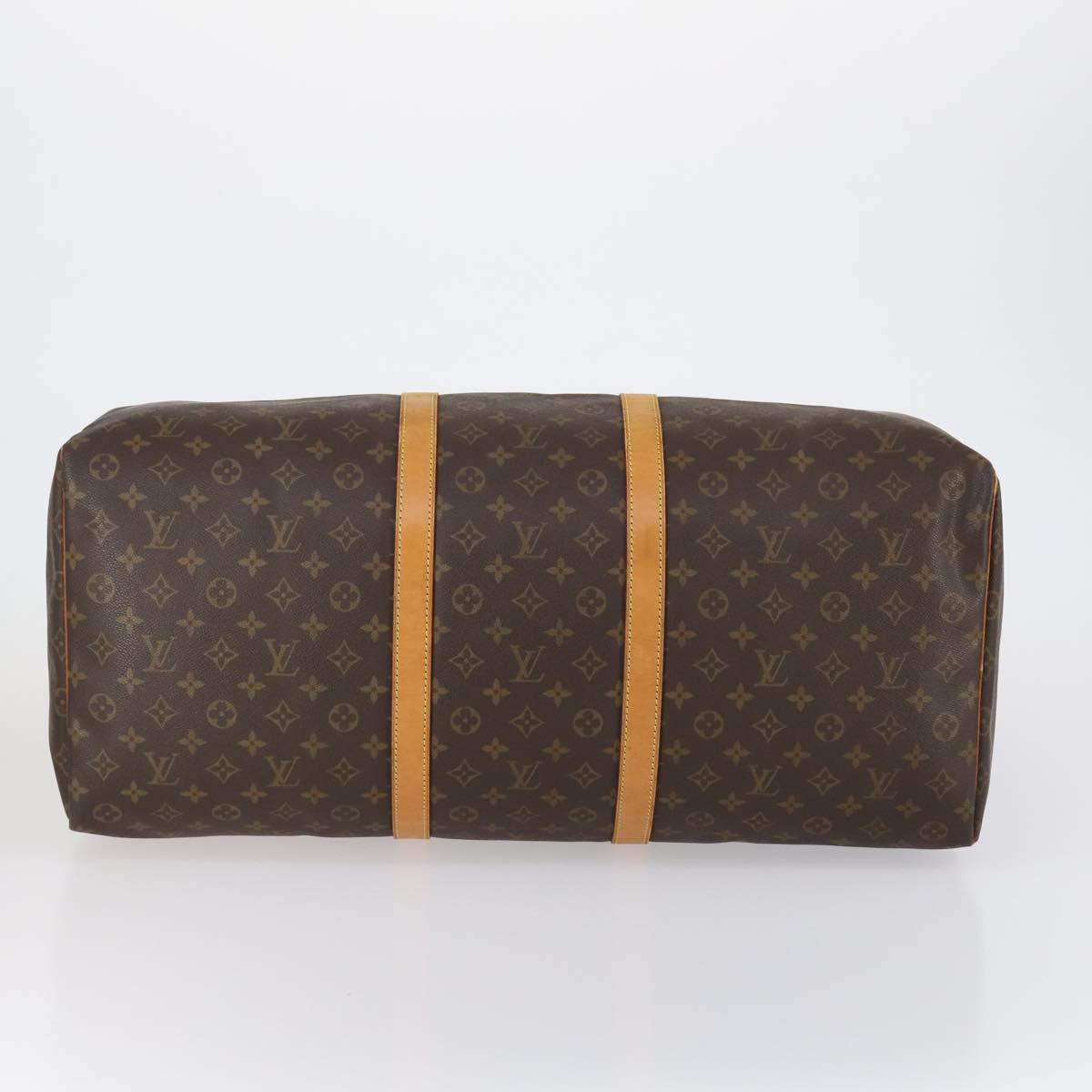 LOUIS VUITTON Monogram Keepall 60 Boston Bag M41422 LV Auth 154821
