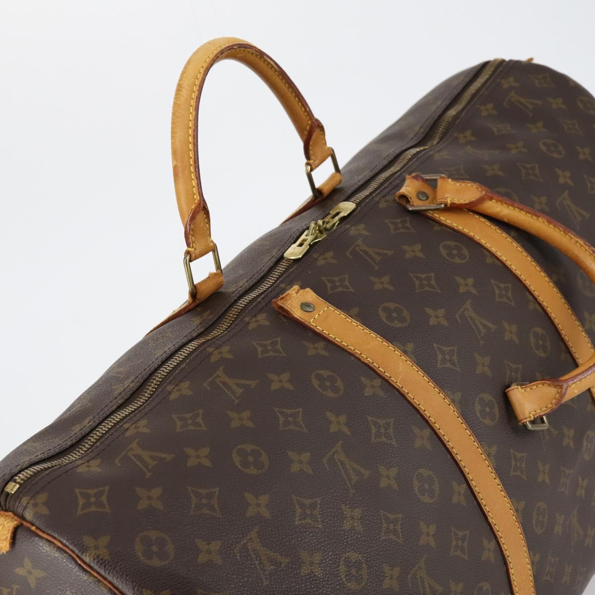 LOUIS VUITTON Monogram Keepall 60 Boston Bag M41422 LV Auth 154821