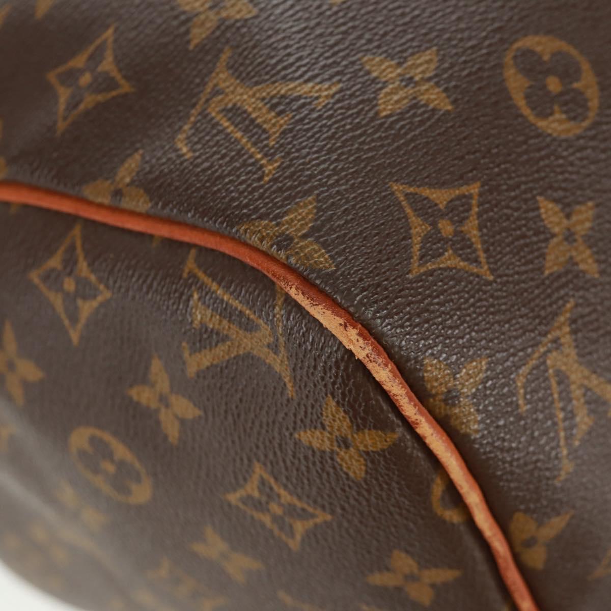 LOUIS VUITTON Monogram Sac Souple 35 Boston Bag M41626 LV Auth 154822