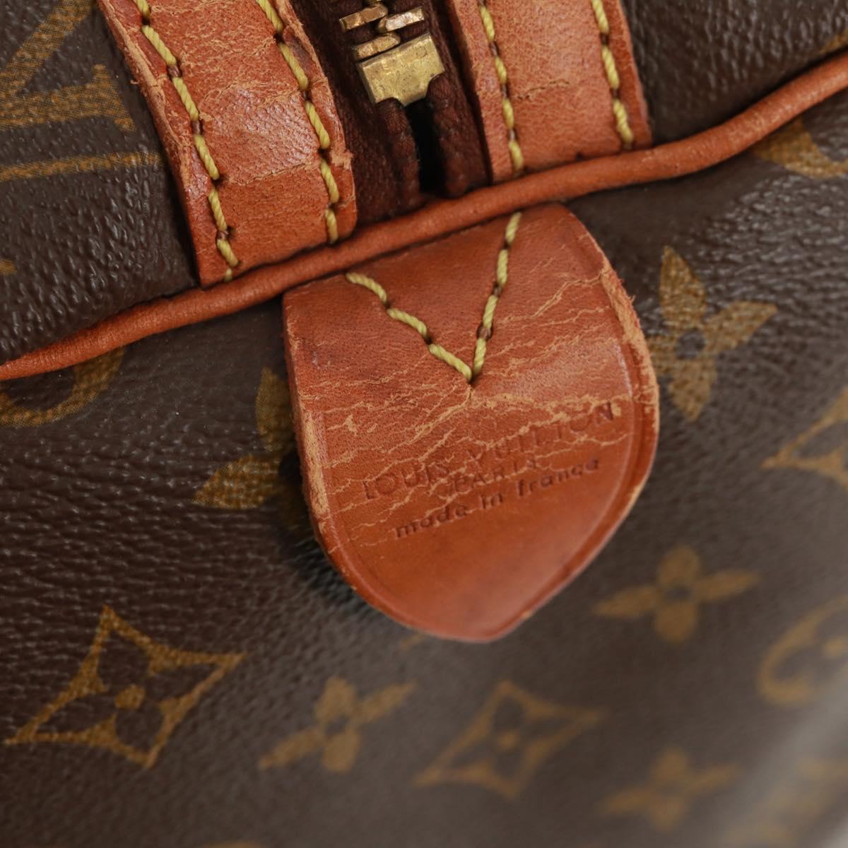 LOUIS VUITTON Monogram Sac Souple 35 Boston Bag M41626 LV Auth 154822