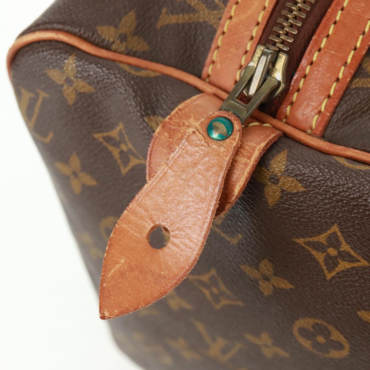 LOUIS VUITTON Monogram Sac Souple 35 Boston Bag M41626 LV Auth 154822