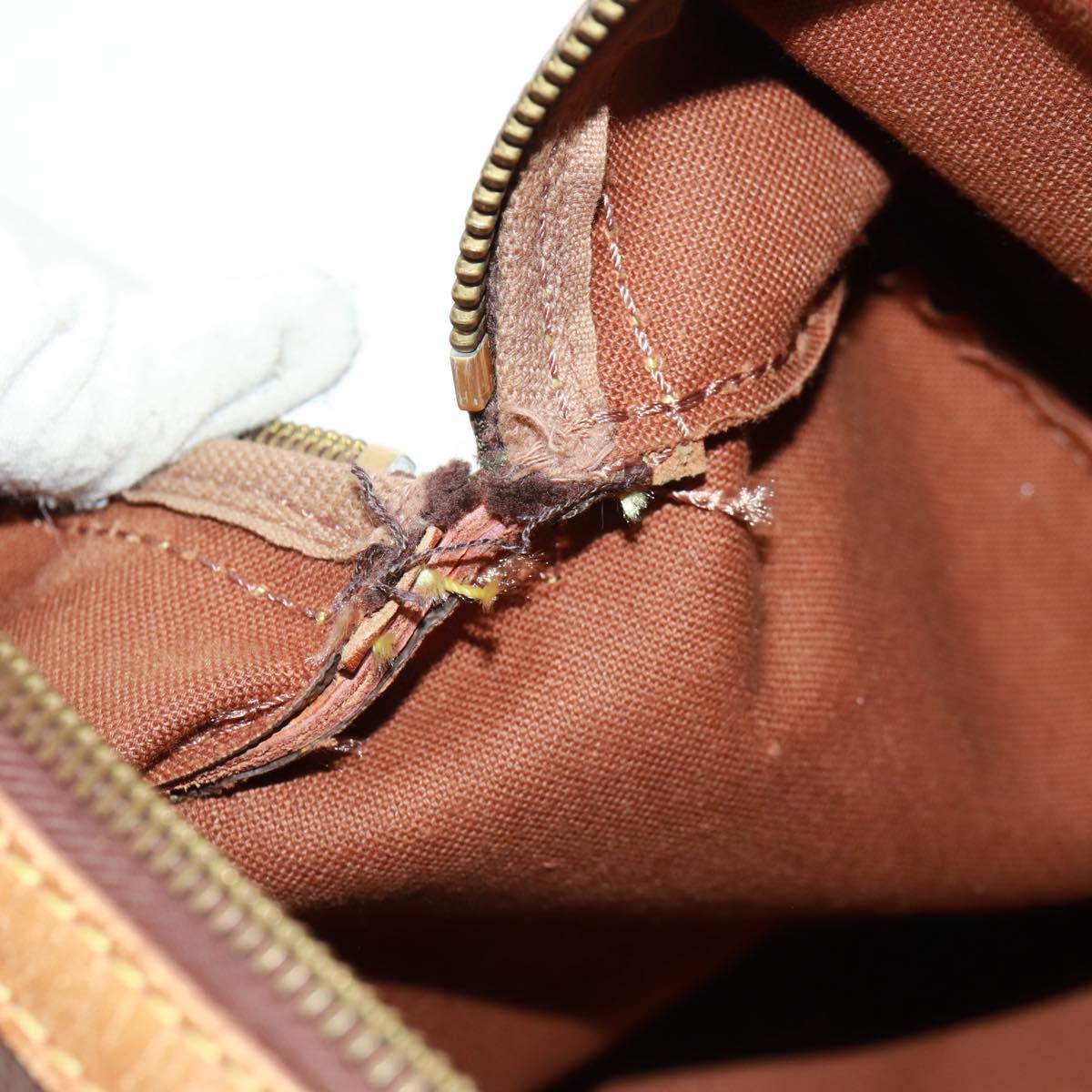LOUIS VUITTON Monogram Sac Souple 35 Boston Bag M41626 LV Auth 154822