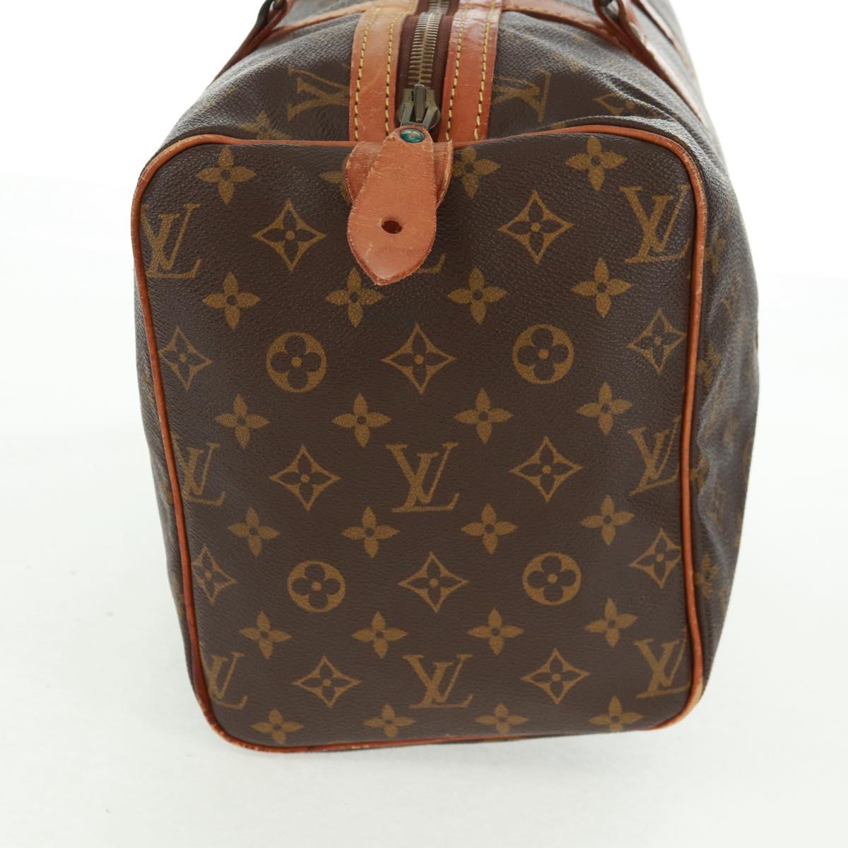 LOUIS VUITTON Monogram Sac Souple 35 Boston Bag M41626 LV Auth 154822
