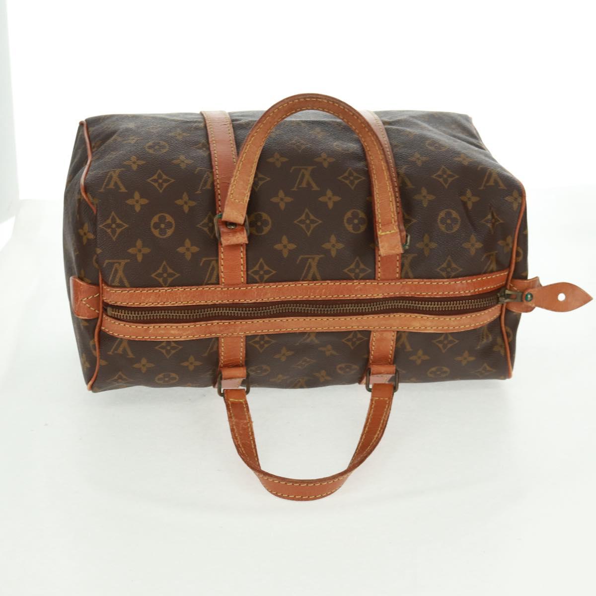 LOUIS VUITTON Monogram Sac Souple 35 Boston Bag M41626 LV Auth 154822