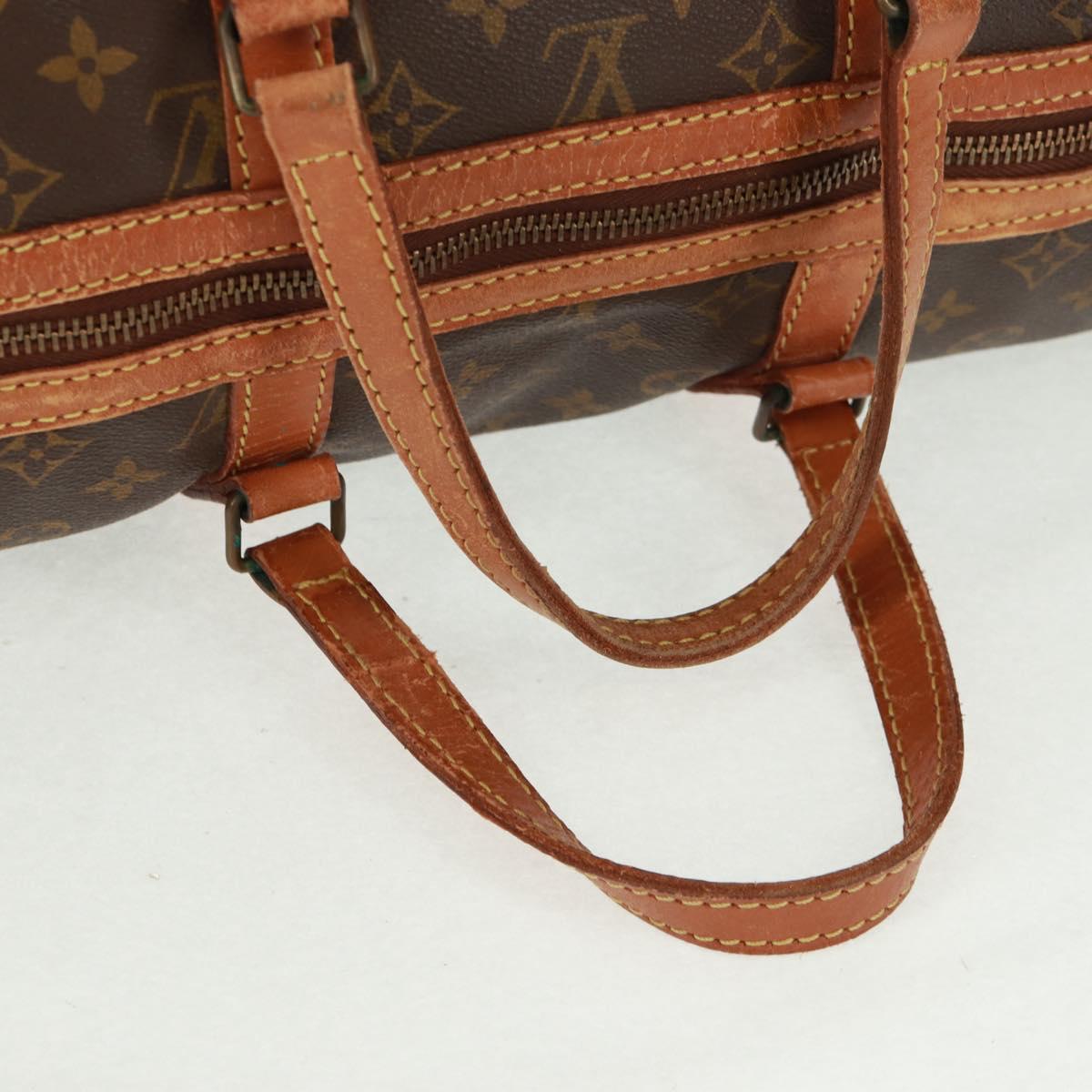 LOUIS VUITTON Monogram Sac Souple 35 Boston Bag M41626 LV Auth 154822