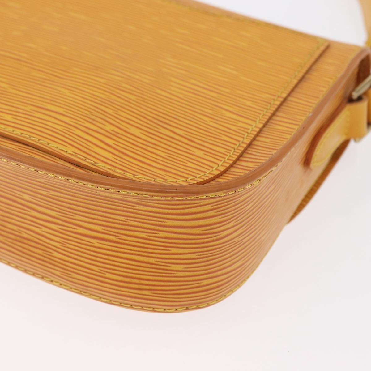 LOUIS VUITTON Epi Saint Cloud PM Shoulder Bag Yellow M52219 LV Auth 154823