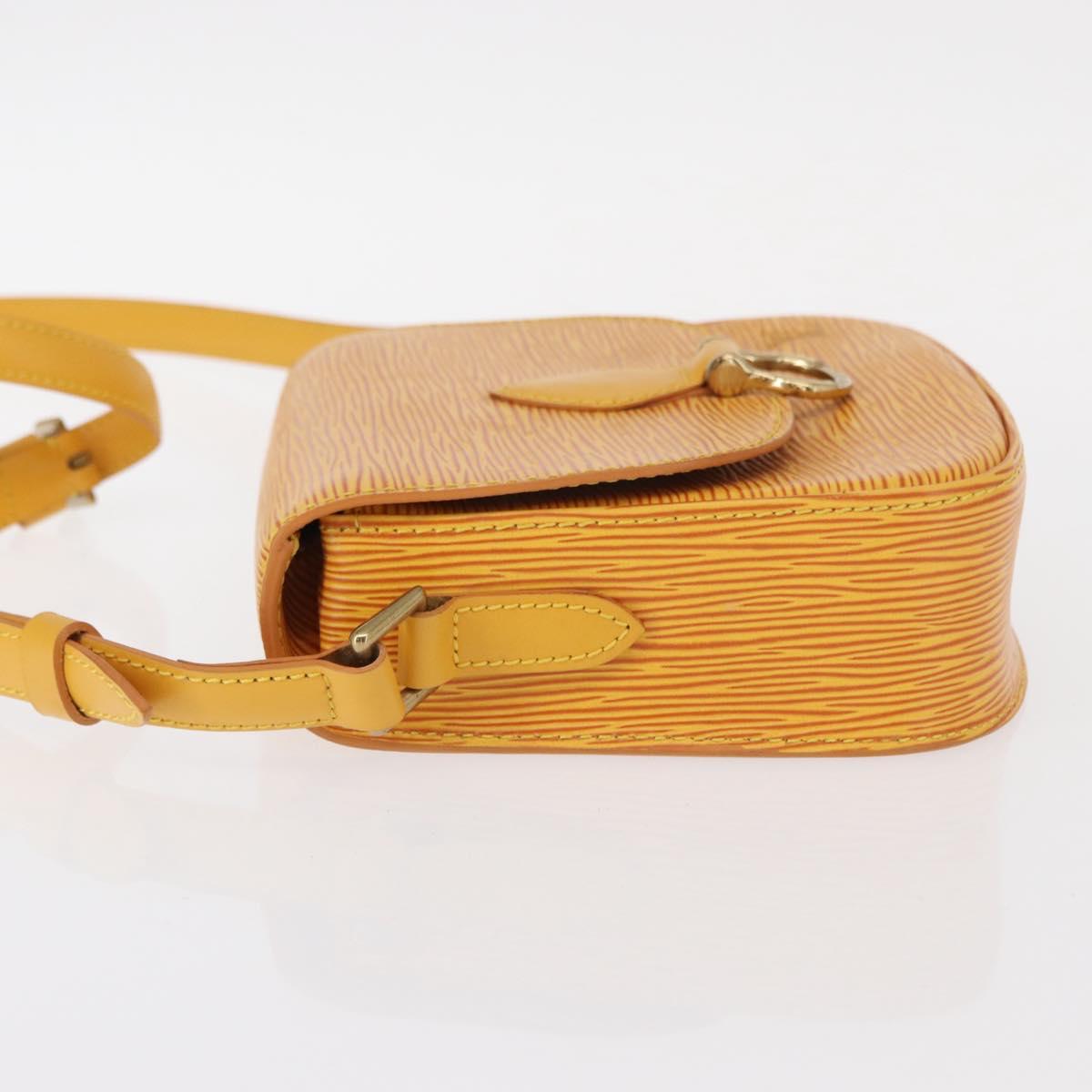 LOUIS VUITTON Epi Saint Cloud PM Shoulder Bag Yellow M52219 LV Auth 154823