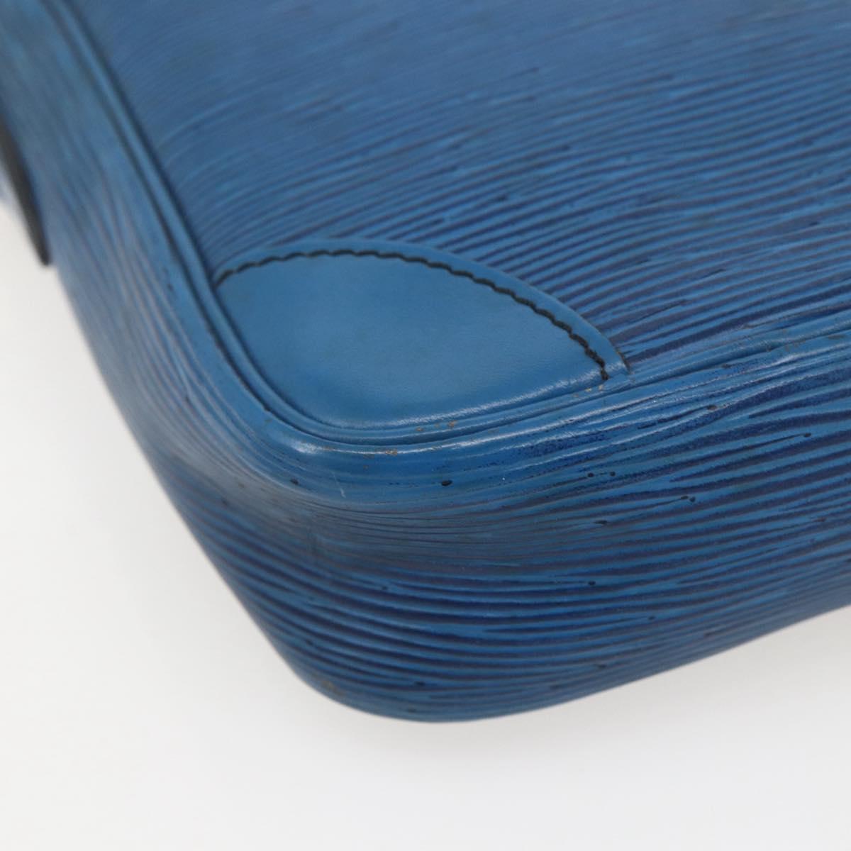 LOUIS VUITTON Epi Danube Shoulder Bag Blue M45635 LV Auth 154824