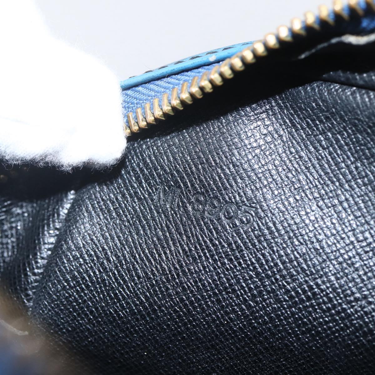 LOUIS VUITTON Epi Danube Shoulder Bag Blue M45635 LV Auth 154824