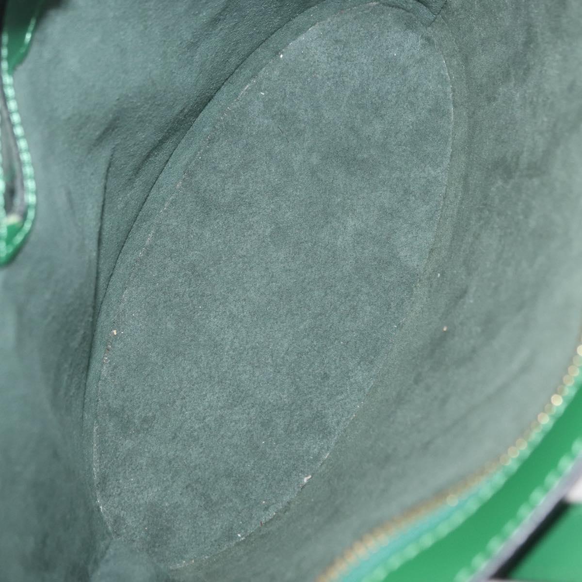 LOUIS VUITTON Epi Saint Jacques Hand Bag Green M52274 LV Auth 154825