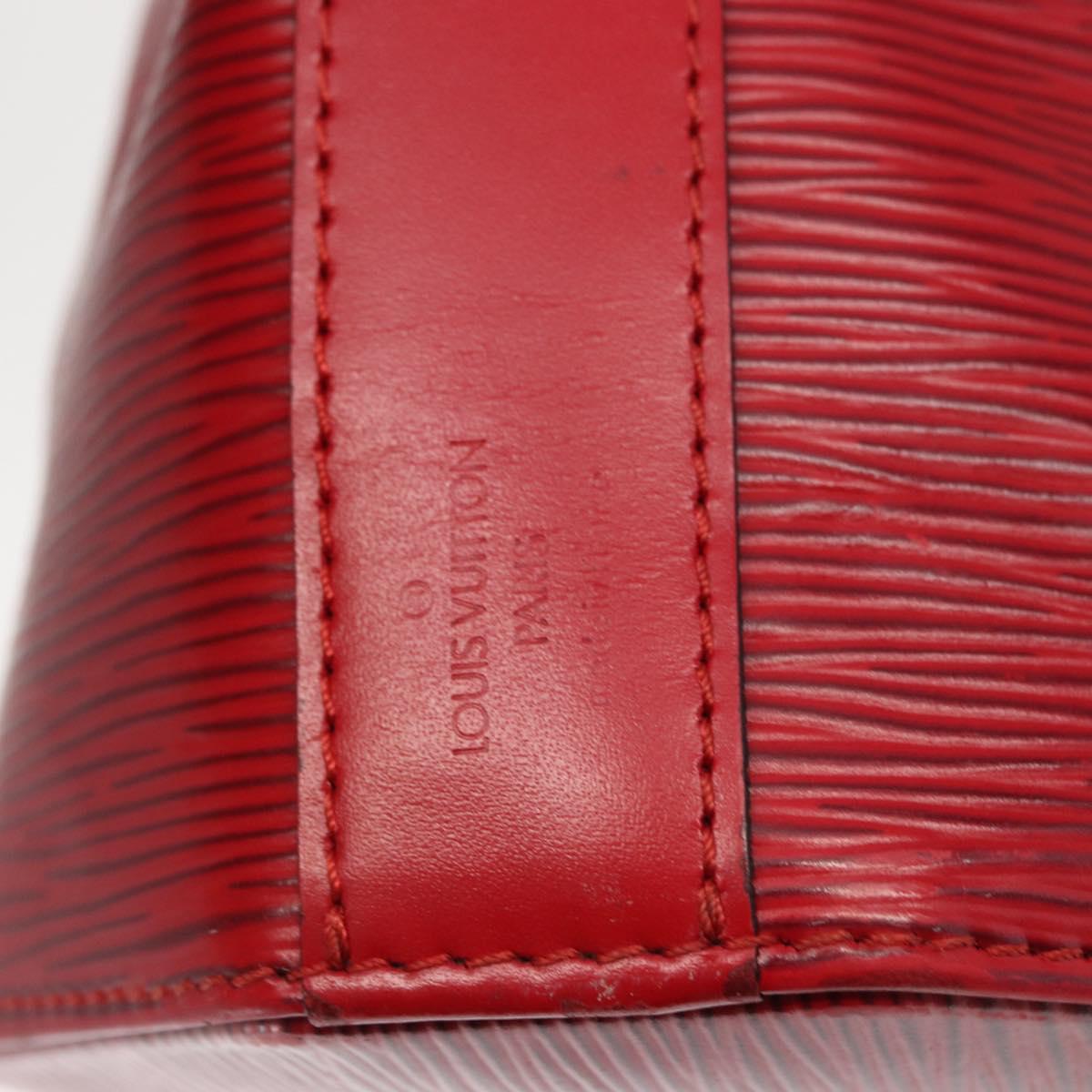 LOUIS VUITTON Epi Sac Depaule PM Shoulder Bag Red M80207 LV Auth 154826